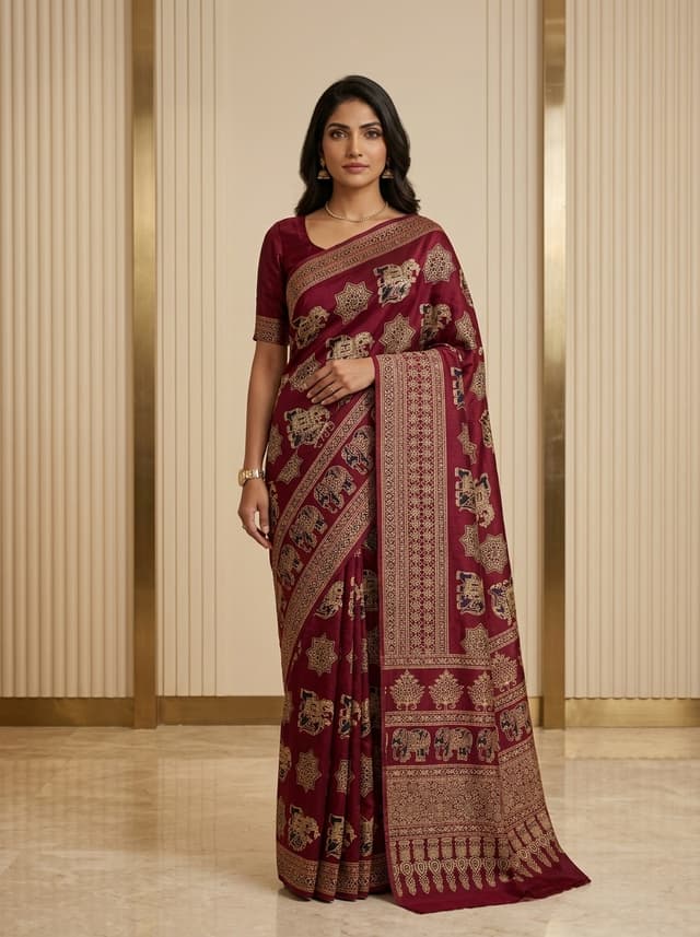 Rose Petal Pink Chevron Leheriya Saree